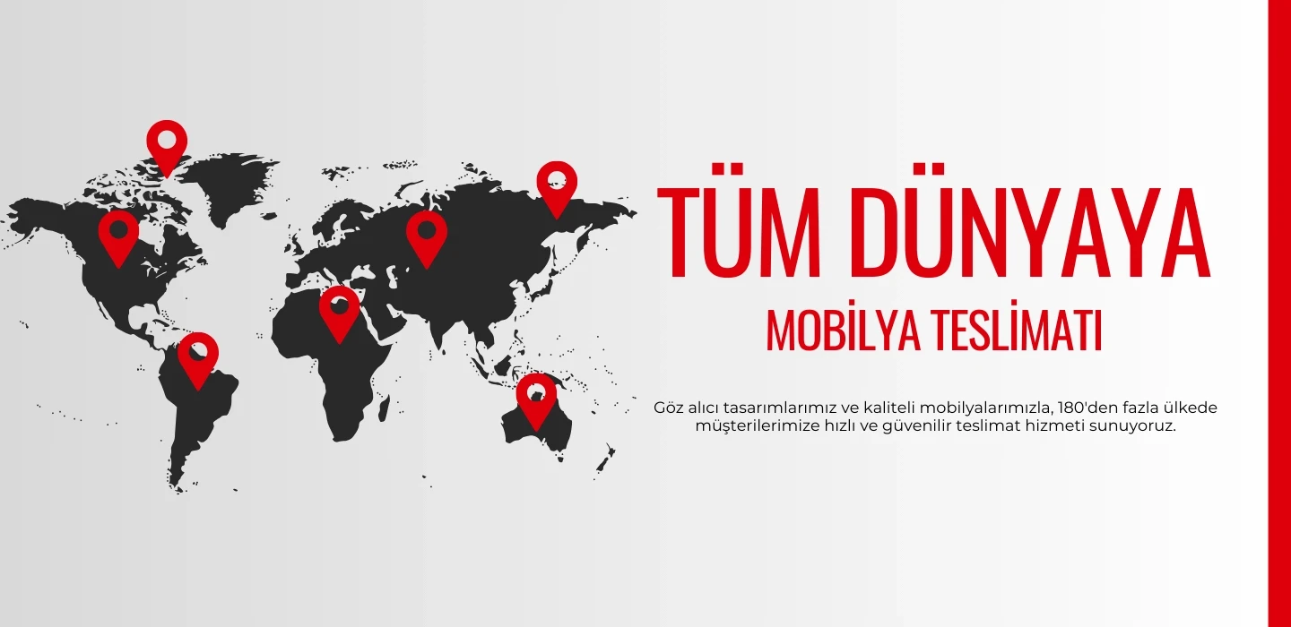 Tüm Dünyaya Mobilya Teslimatı Banner - 06.03.2025