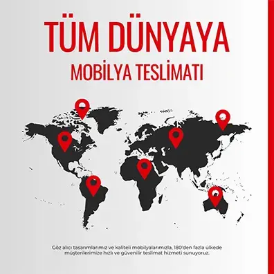 Tüm Dünyaya Mobilya Teslimatı Banner - 06.03.2025