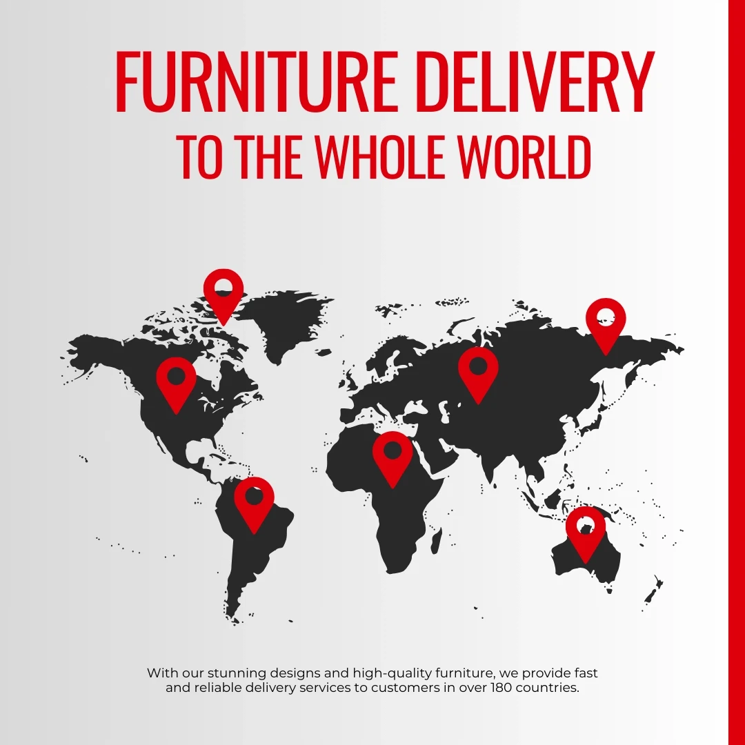 Tüm Dünyaya Mobilya Teslimatı Banner - 06.03.2025
