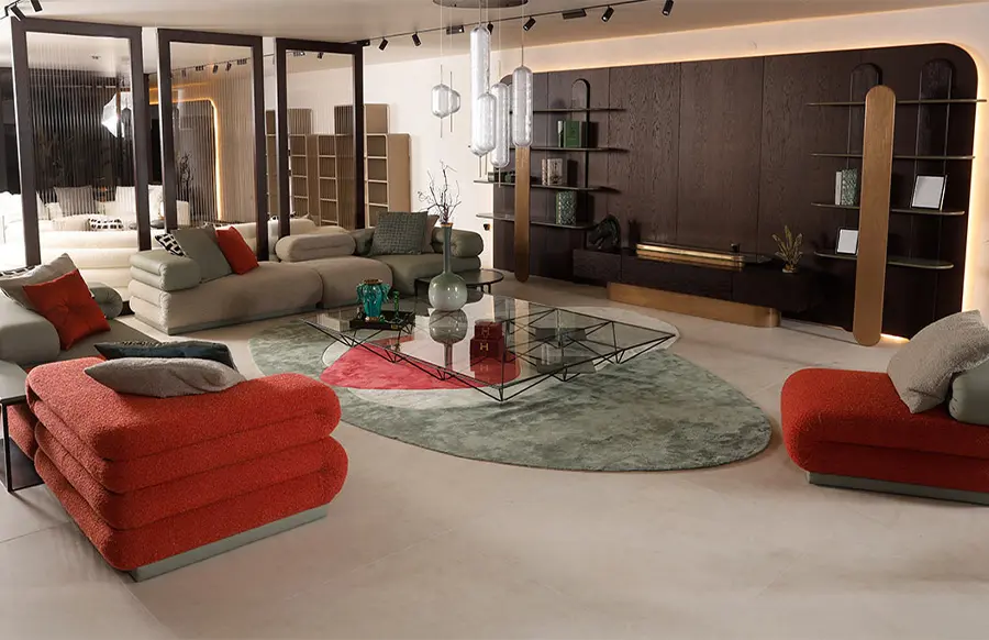 Ev Dekorasyonunda Renkli Mobilya ve Koltuk Takımı