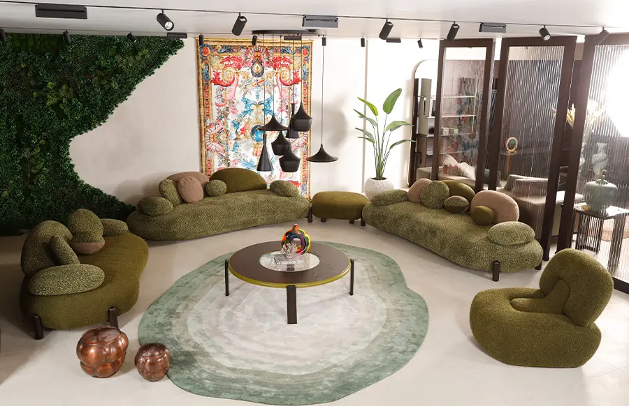 Ev Dekorasyonunda Renkli Mobilya ve Koltuk Takımı