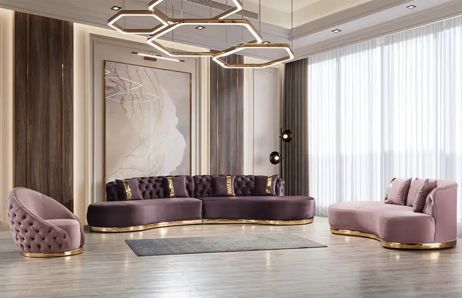 Ev Dekorasyonunda Renkli Mobilya ve Koltuk Takımı