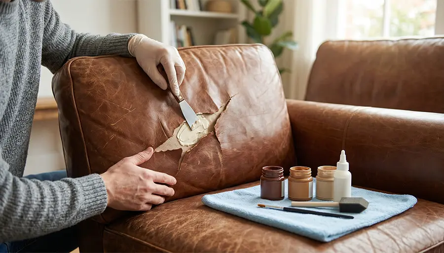 Yırtılan-ve-Yıpranan-Deri-Koltuk-Nasıl-Tamir-Edilir