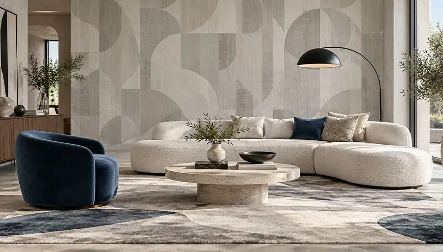 Salon Duvar Kağıdı Seçimiyle Mobilyalarınızı Ön Plana Çıkaran 3 Formül