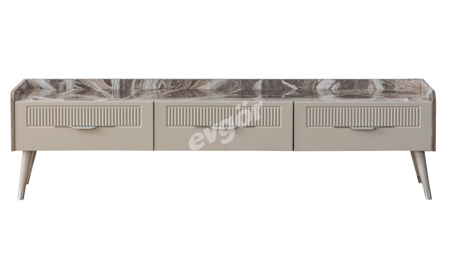 Adelya Krem Modern TV Sehpası