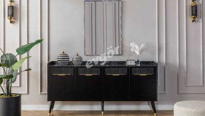 Adelya Siyah Modern Konsol