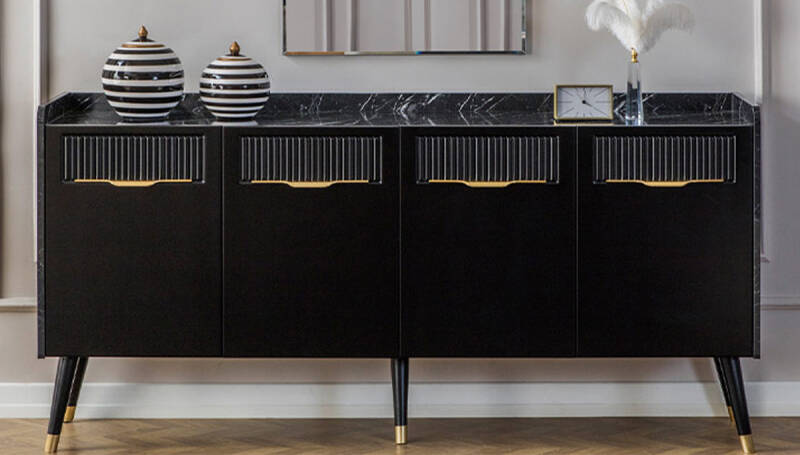 Adelya Siyah Modern Konsol