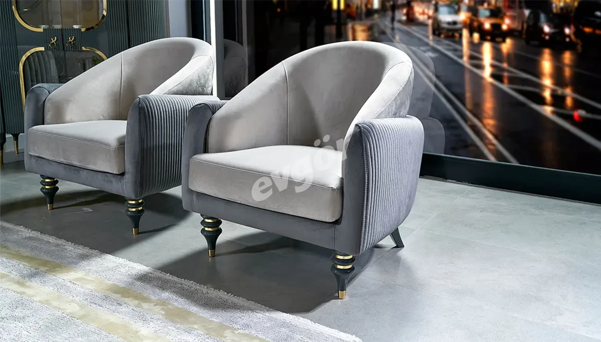 Akron Luxury Sofa Set
