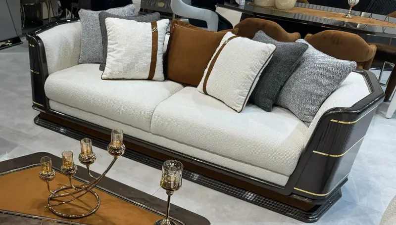 Alen Lüks Üçlü Koltuk