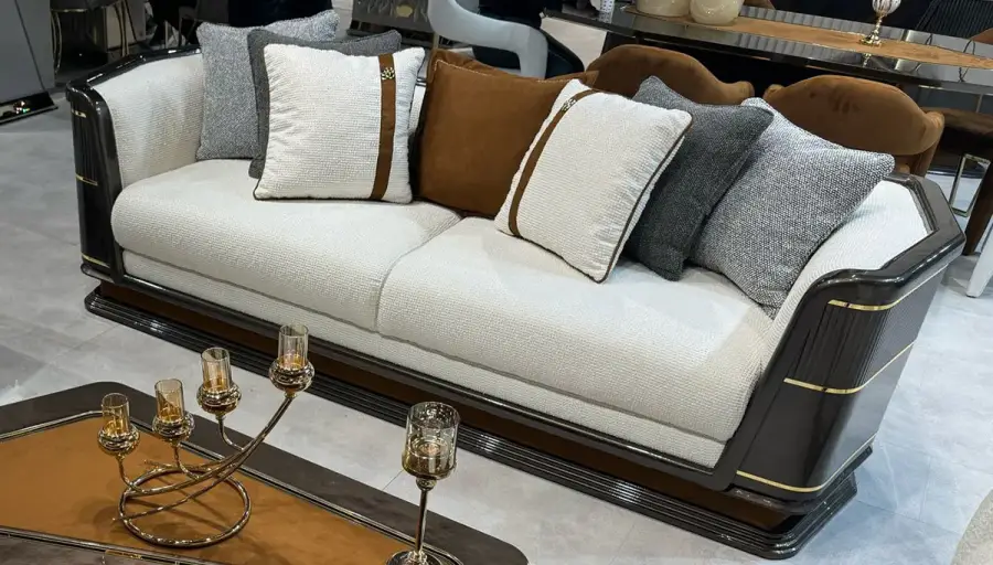 Alen Lüks Üçlü Koltuk - 1