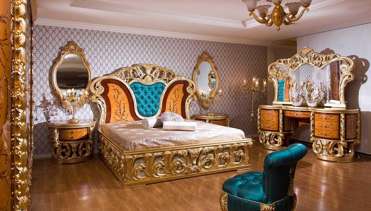 Alenas Ceviz Klasik Yatak Odası