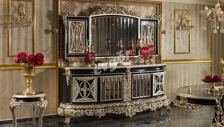 Altay Siyah Klasik Konsol + Ayna - 1