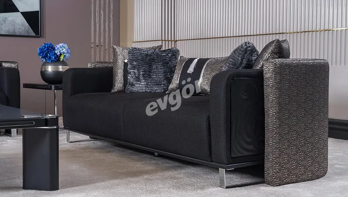 Anit Black Sofa Set