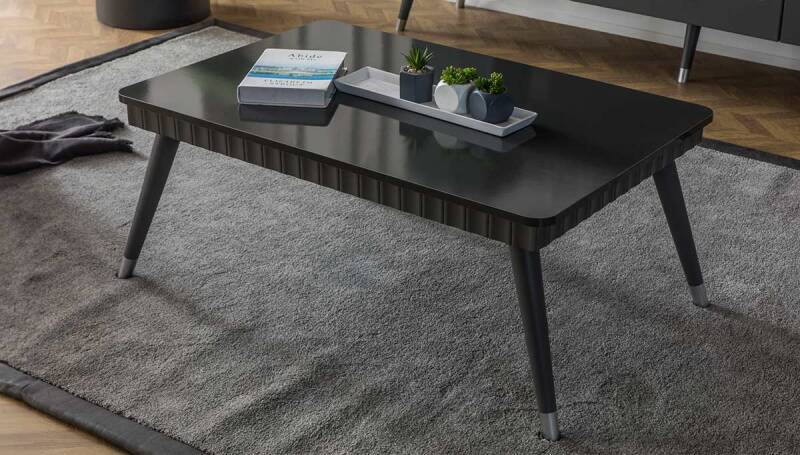 Adelya Antrasit Gri Modern Orta Sehpa