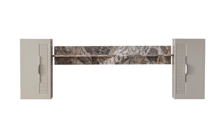 Adelya Krem Modern TV Üst Blok