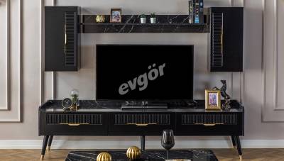 Adelya Siyah Modern Yemek Odası - 6