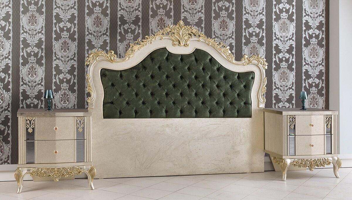 Akça Classic Headboard and Nightstand - 1