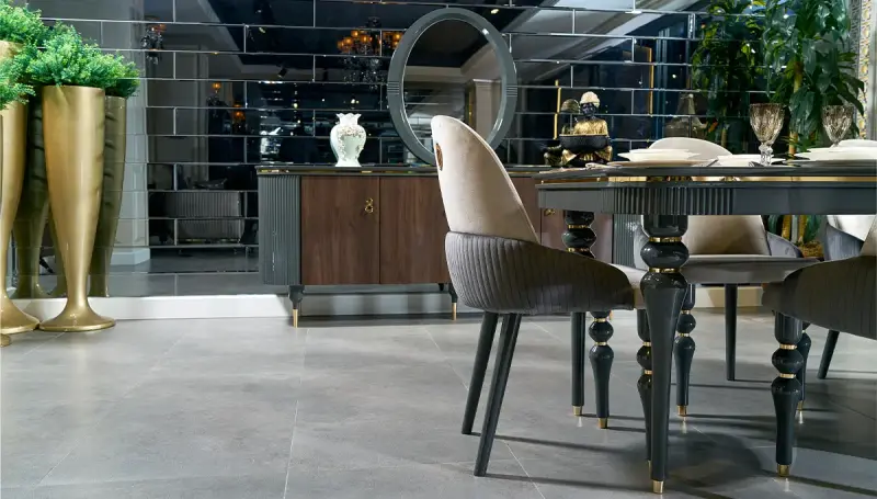 Akron Modern Krem Yemek Odası - 4