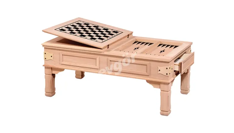 Aluja Rustic Tavla Table - 1