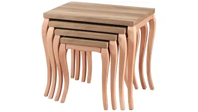 Amentina 4 Walnut Zigon Coffee Table