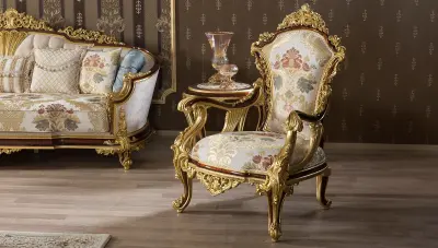 Andorya Walnut Sofa Set - 3