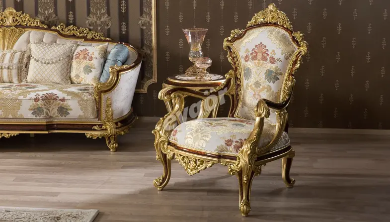 Andorya Walnut Sofa Set - 3