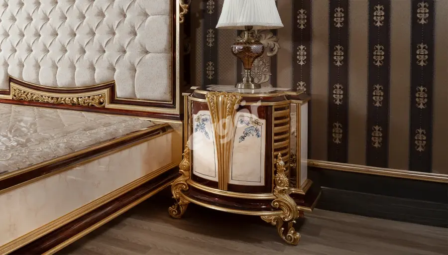 Andorya Ceviz Klasik Komodin - 1