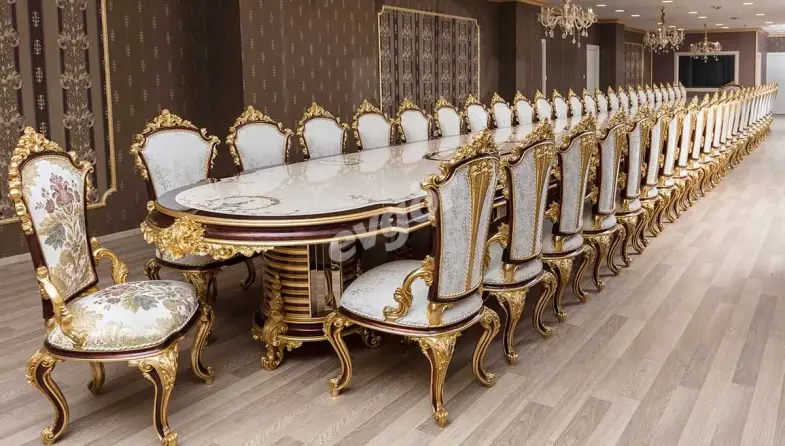 Andorya Ceviz Klasik Toplantı Masası - 1