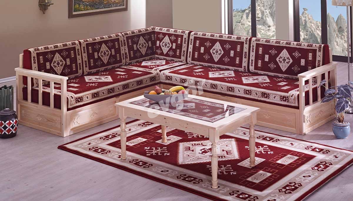 Antep Carved Oriental Corner Set