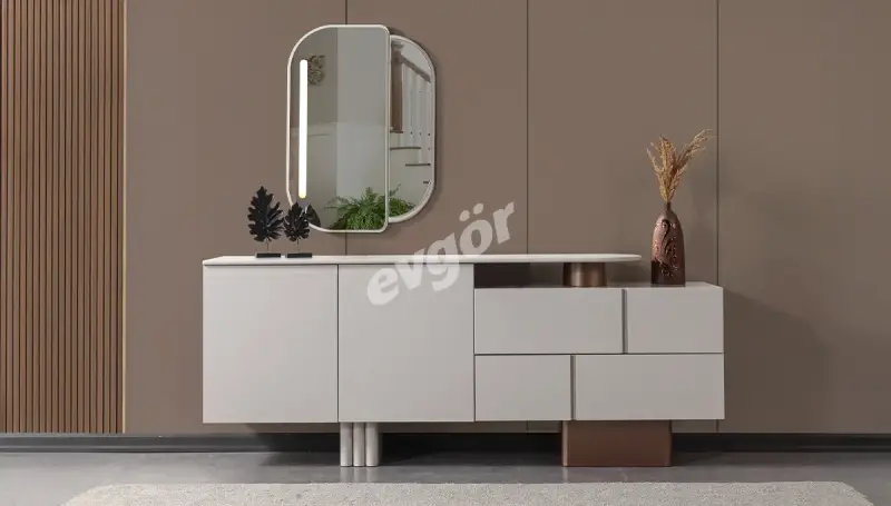 Aras Modern Konsol + Ayna 