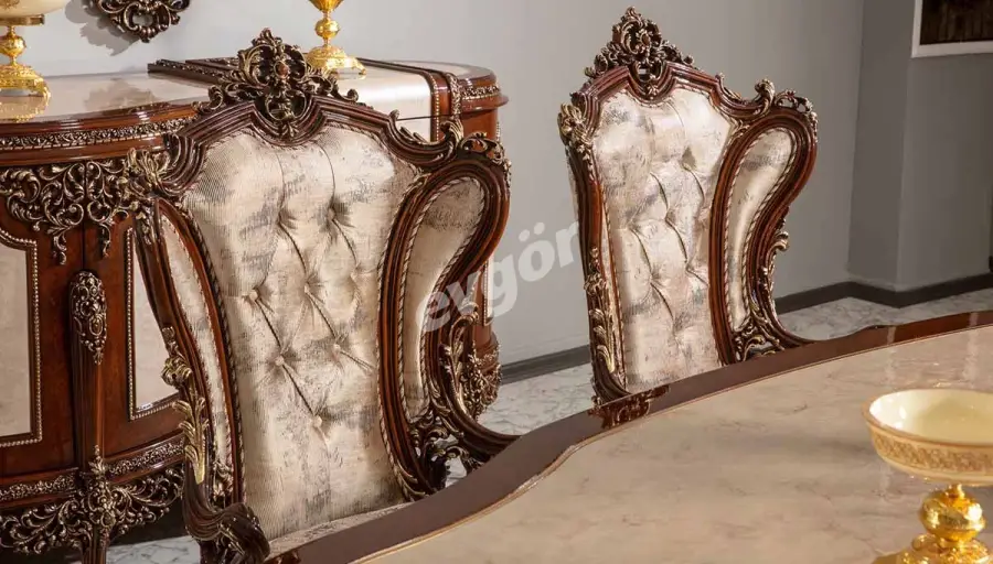 Asya Ceviz Klasik Yemek Odası - 4