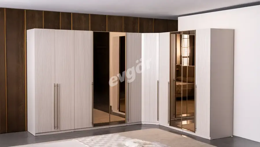 Ayla Modern Köşe Dolap - 1
