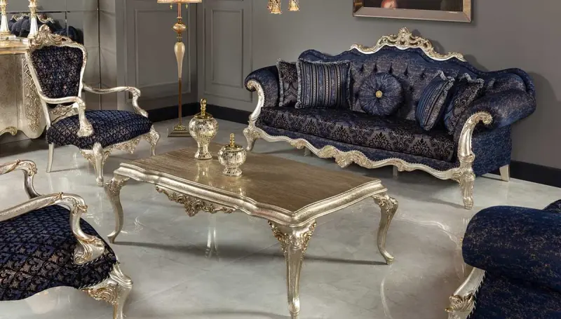 Beyzade Classic Sofa Set - 1