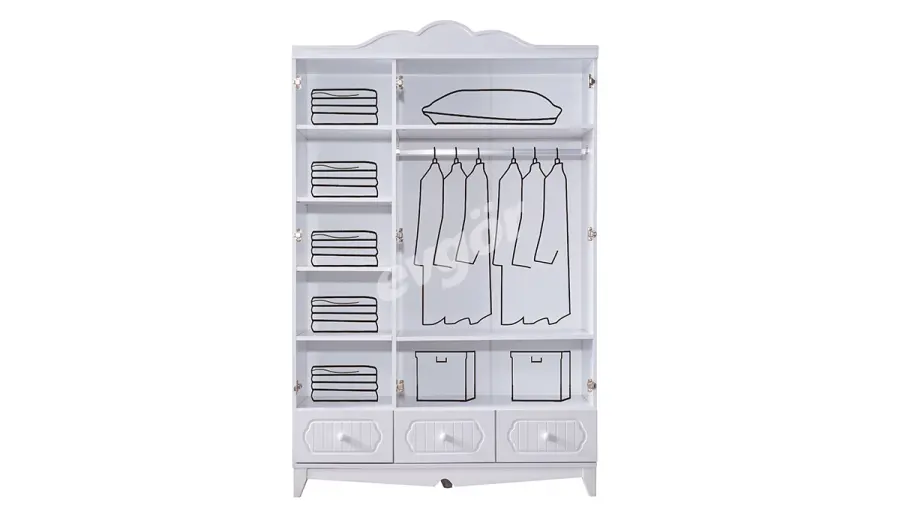 غرفة أطفال وردية Çiçek - 4