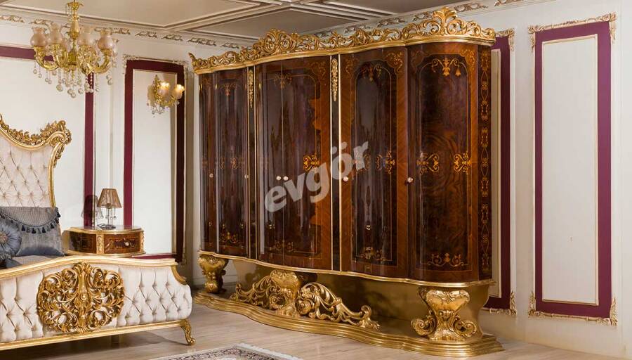 Cihangir Ceviz Klasik Elbise Dolabı - 1