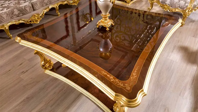 Cihangir Ceviz Klasik Koltuk Takımı - 6