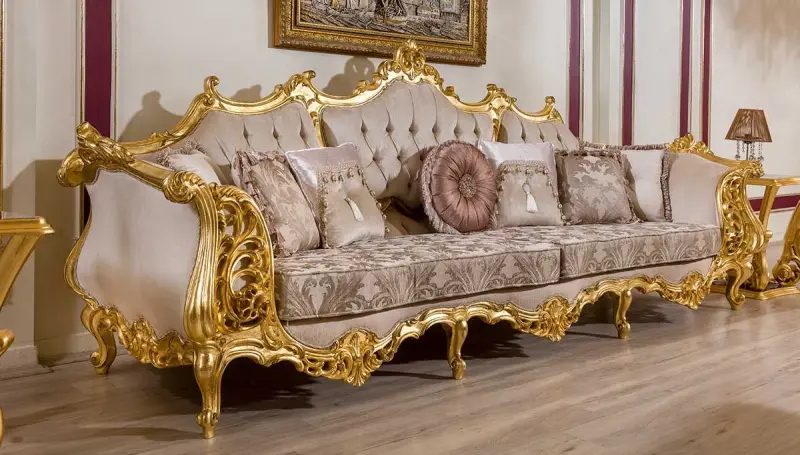 Cihangir Ceviz Klasik Koltuk Takımı - 2