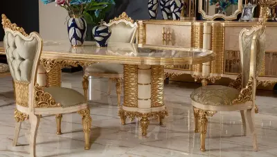 Dolmabahçe Krem Avangarde Yemek Odası - 5