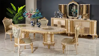 Dolmabahçe Krem Avangarde Yemek Odası - 1