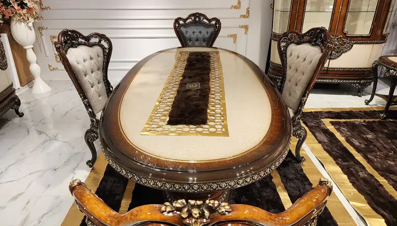 غرفة طعام كلاسيكية من سيفيزEftelya - 3