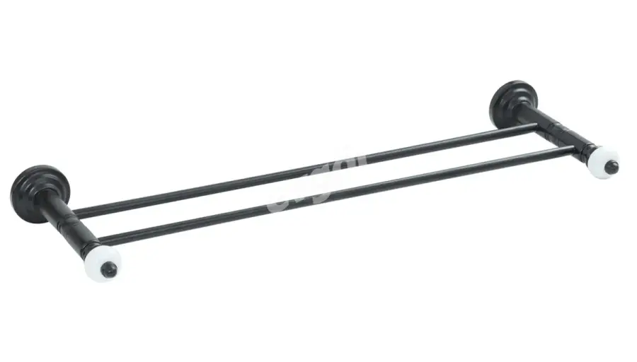 Fantasia Mat Siyah İkili Havlu Bar - 1