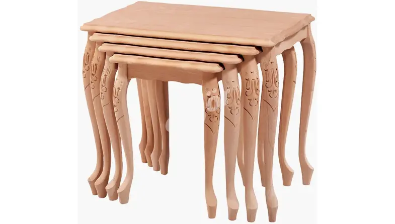 Farin New Lukens Carved Zigon Coffee Table - 1