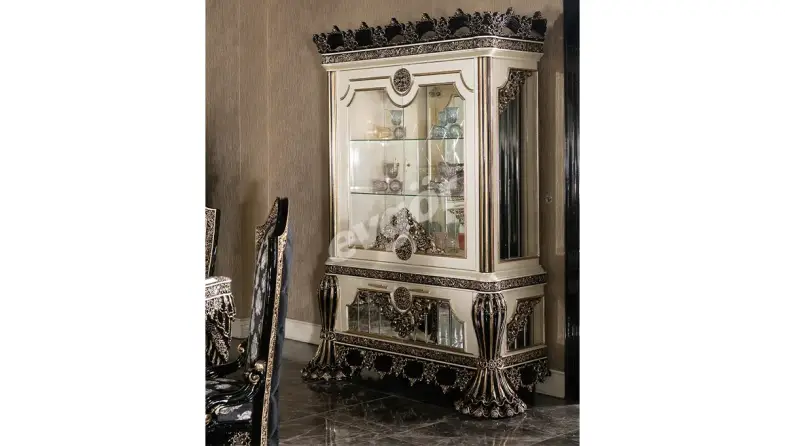 Fethiye Siyah Klasik Yemek Odası - 5