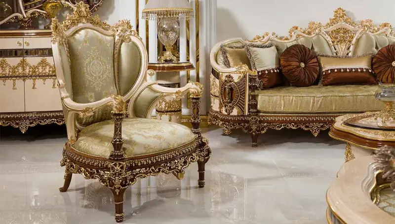 Firuze Klasik Koltuk Takımı - 6