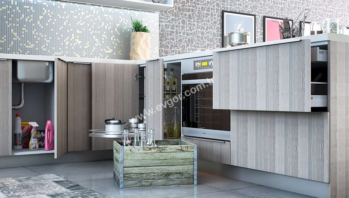 Gediz Corner Kitchen Set - 3