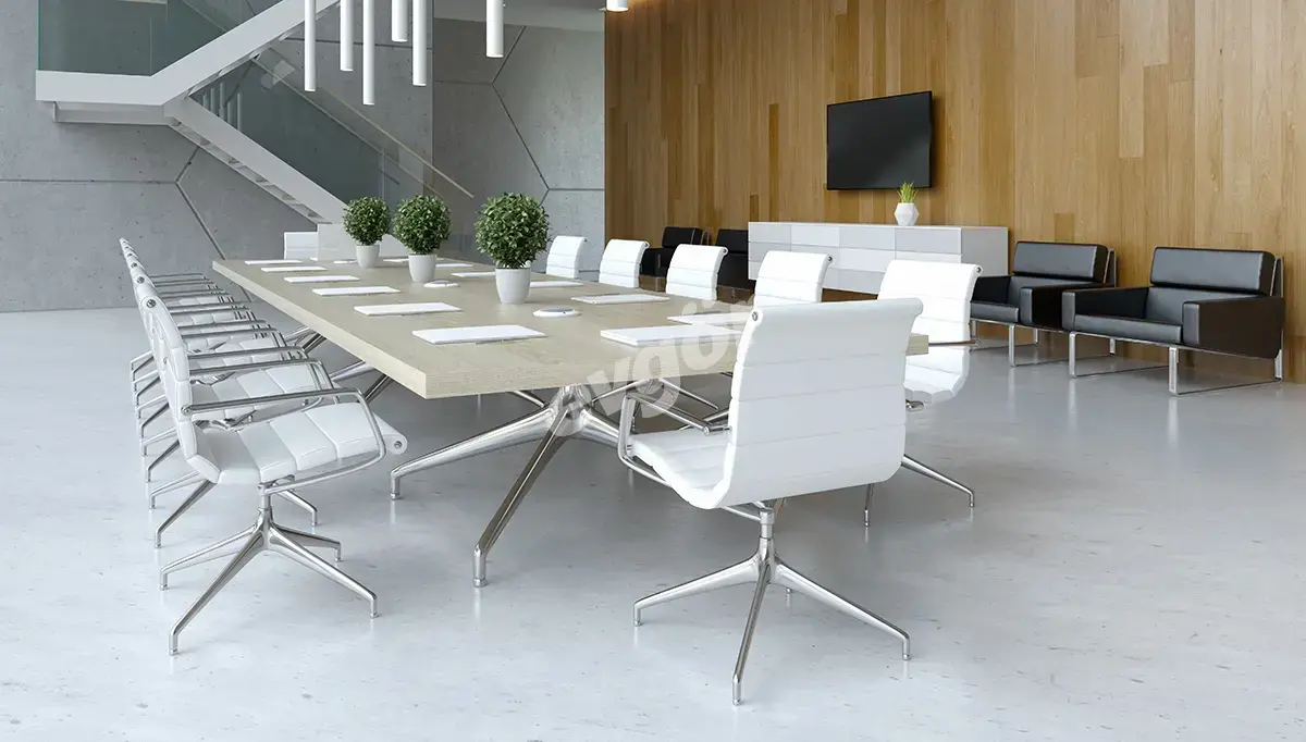 Argent Meeting Room Table
