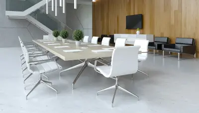 Argent Meeting Room Table