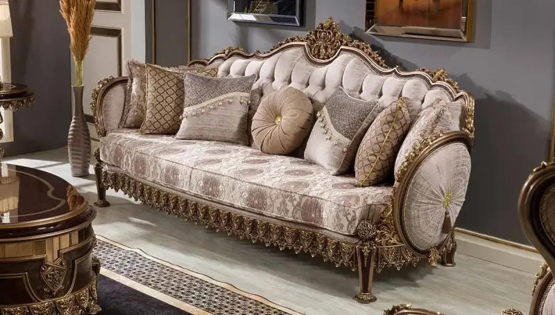 Haseki Ceviz Klasik Koltuk Takımı - 2