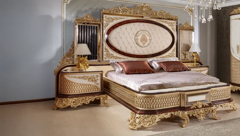 Hazar Klasik Karyola ve Komodin