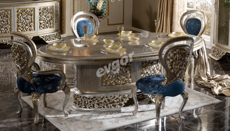 İhtişam Klasik Yemek Masası - 1
